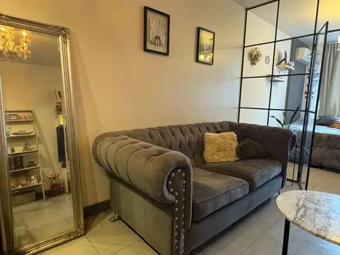 PALERMO HOLLYWOOD, NICETO VEGA al 5700, MONOAMB. 37 m2 c/Bcón,Cfte. AMOBLADO, Pileta. Cava,Parrilla