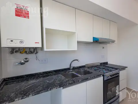 Departamento 2 ambientes con 1 baño