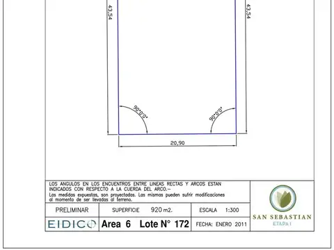 TERRENO ESCRITURADO EN SAN SEBASTIÁN   ÁREA 6