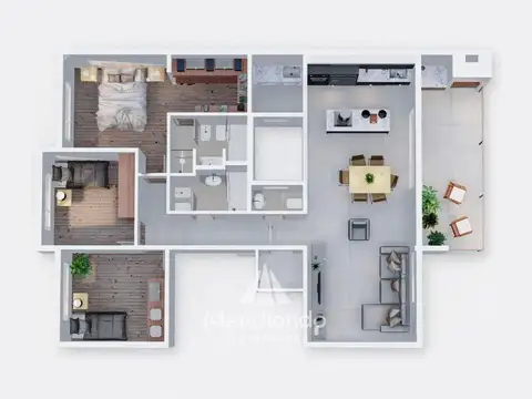 Departamento en Venta de 3 dormitorios