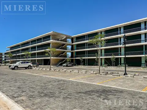 Departamento 2 amb en venta en Terrazas de Santa Maria - PB con jardín.