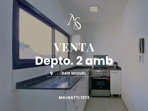 Departamento 2 Ambientes en Venta - San Miguel