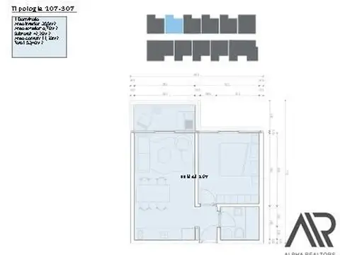 Departamento en Venta con 1 cocheras