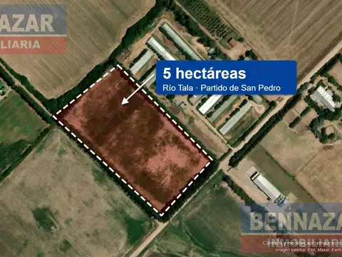 5 HECTAREAS, RIO TALA, SAN PEDRO, Provincia de Buenos Aires