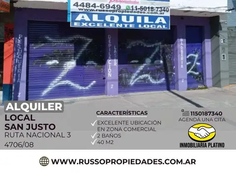 Alquiler de Local Comercial en San Justo