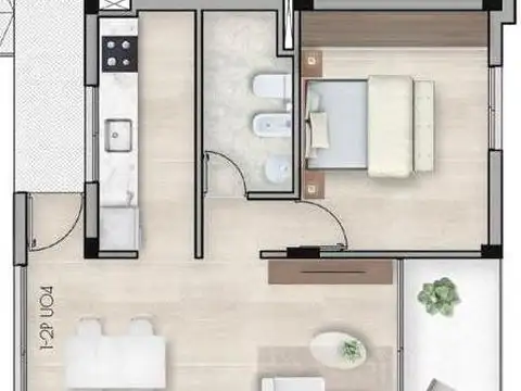 Departamento en Venta al Este