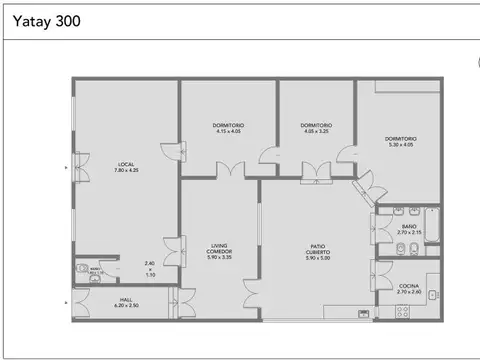Depto Tipo Casa en Venta de 5 ambientes