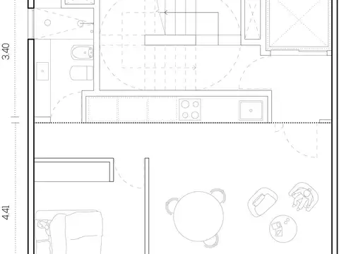 Departamento en Venta de 1 dormitorio