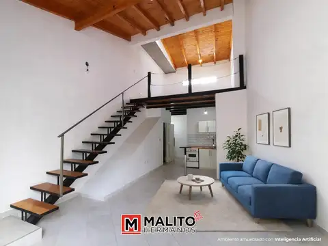 Venta PH monoambiente tipo loft y balcón al frente