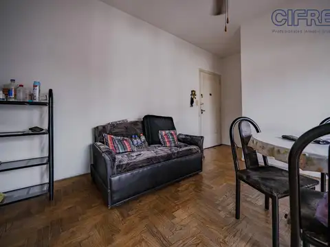 Departamento 2 ambientes con 1 baño