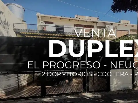 VENTA DUPLEX | DOS DORMITORIOS EN NQN
