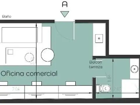 Vidal 3100, Piso PB