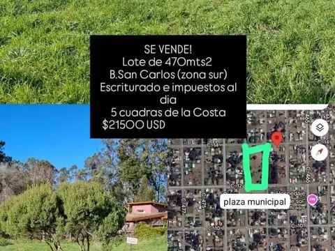 HERMOSO LOTE ZONA SUR