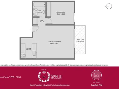 Departamento en Venta en Boedo, USD 96.000