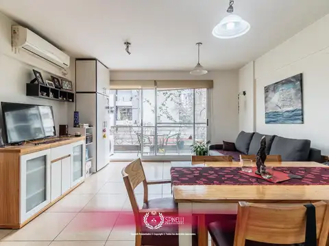 Venta departamento semipiso 2 ambientes 49m² balcón al frente apto profesional apto crédito en Boedo