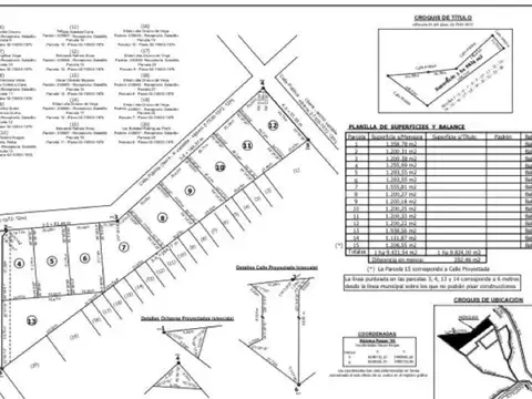 Venta Lotes -El Trapiche-Oportunidad de Inversión  
