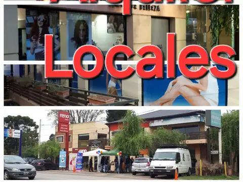ALQUILER : FUNES Locales y Oficinas    Sobre Ruta ,Centricos: Plena Vista    Marquesina y Estacion