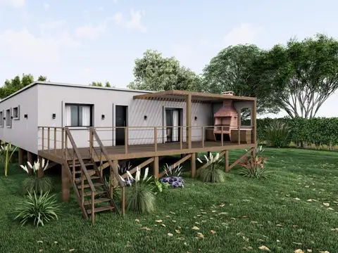 Casa venta 3 amb. 108m2 barrio privado nautico Albardon San Fernando seguridad  bar playa despensa