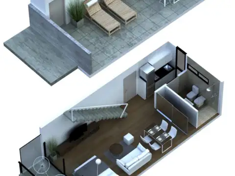 VENTA pozo LANUS OESTE Depto 1 amb terraza Premium