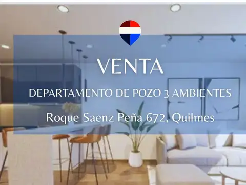 DEPARTAMENTO 3 AMB CON FINANCIACIÓN QUILMES O.