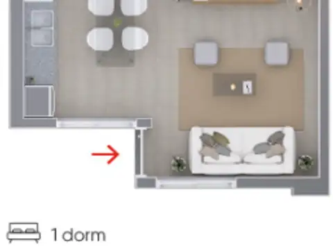 Casa en Venta de 1 dormitorio