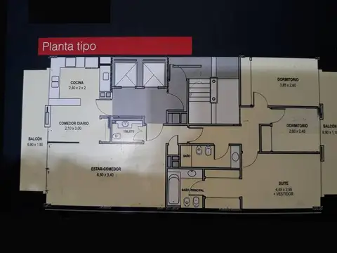 Departamento en Venta con 1 cocheras