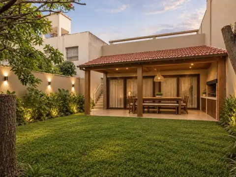 Casa de 6 ambientes con jardín, galería, terraza y cochera