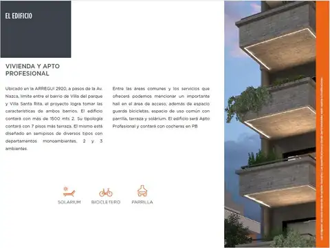 Departamento en Venta en Villa del Parque, USD 164.250