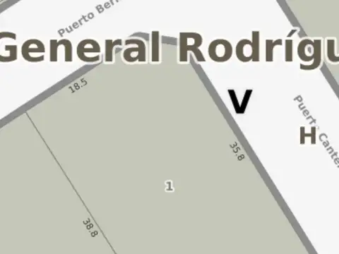 Terreno en Venta en General Rodríguez, USD 50.000