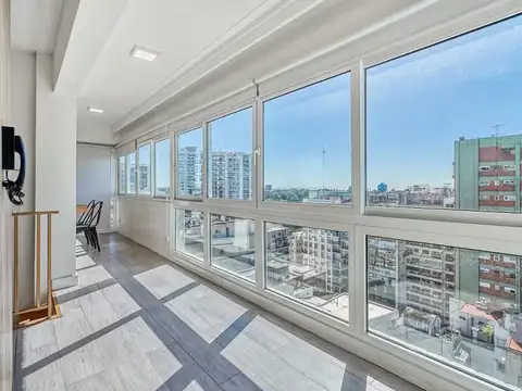 Departamento 7 ambientes Duplex Reciclado suites luminoso terraza vista frente cochera Las Cañitas