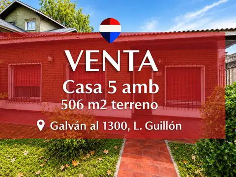 VENTA CASA 5 AMB LUIS GUILLÓN / E. ECHEVERRÍA