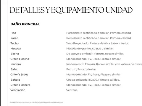 Departamento en Venta con 1 cocheras