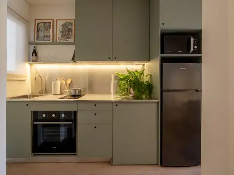 Alquiler departamento dos ambientes Palermo Soho. A estrenar! De categoría. Amueblado. Sin expensas. Tercer piso por escalera