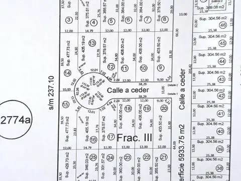 Terreno en Venta, FOS 0,4