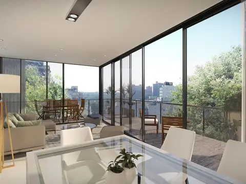 VENTA DEPARTAMENTO 3 AMBIENTES CON BALCON TERRAZA EN PALERMO FULL AMENITIES