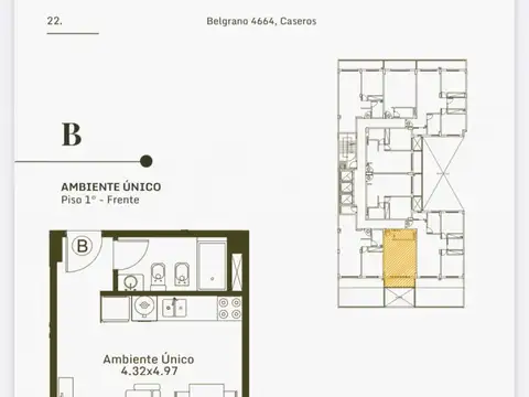 Departamento en Venta en Caseros, USD 57.000
