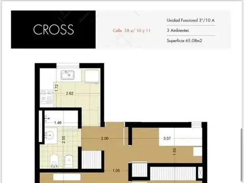 Departamento en Venta en Plaza Rocha, USD 112.000