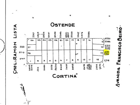 Terreno en Venta en Villa Devoto, USD 490.000