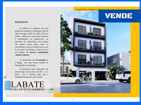 Monoambiente de pozo, a estrenar en zona residencial de pleno crecimiento