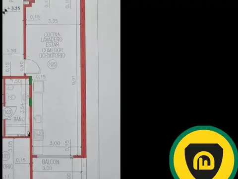 VENTA MONOAMBIENTE EN POZO