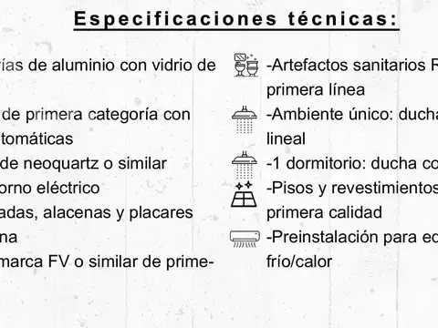 Departamento en Venta de Monoambiente