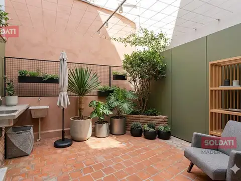 VENTA SEMIPISO 5 AMB.ALMAGRO CON 2 PATIOS Y BALCON APTO CREDITO