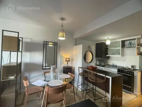 Departamento 2 ambientes con 1 baño