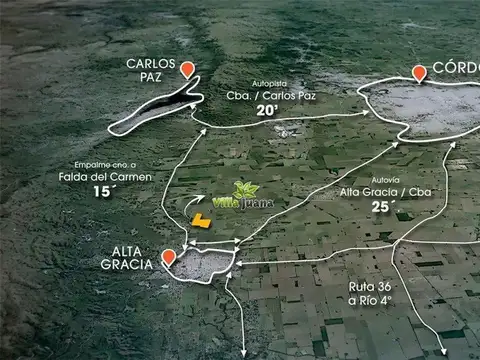 Terreno en Venta en Alta Gracia, USD 24.500