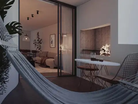 Departamento Monoambiente con 1 baño