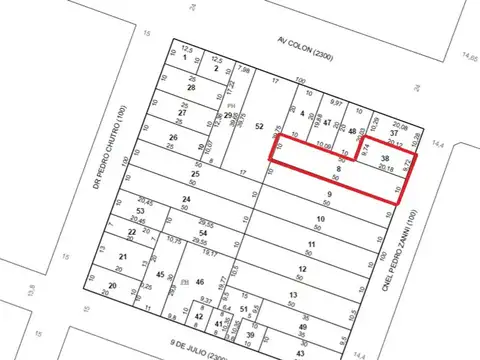 VENTA LOTE 700 M2 IDEAL DESARROLLO A MTS AV COLÓN