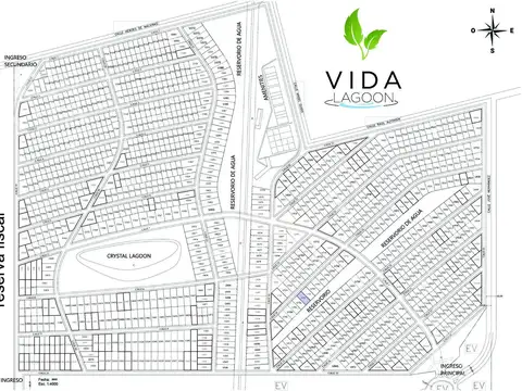 Terreno en Venta 40  mts Fondo