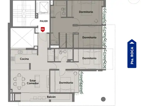 Tucumán 1600, Piso 08