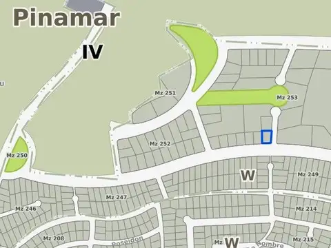 Terreno en Venta 27,60  mts Frente