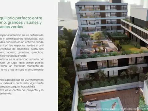 Departamento en Venta de 1 dormitorio